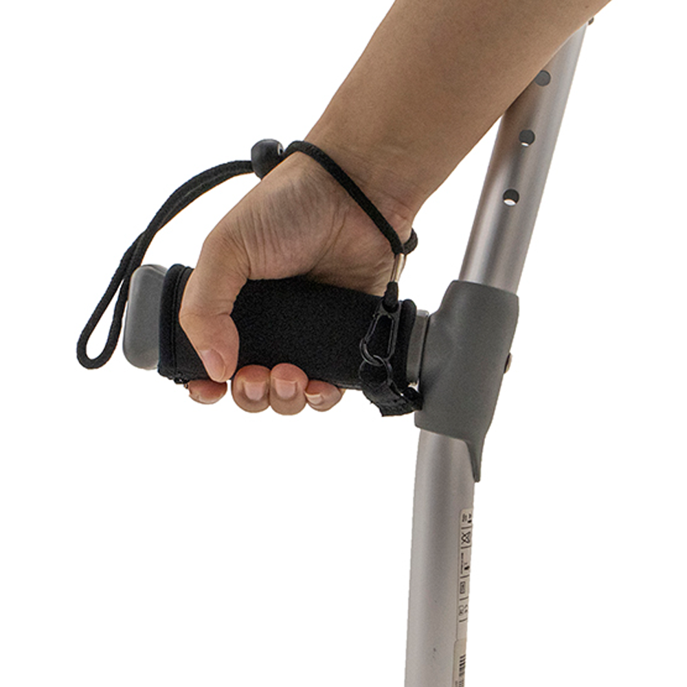 Neoprene Crutch Handle Cover - Black
